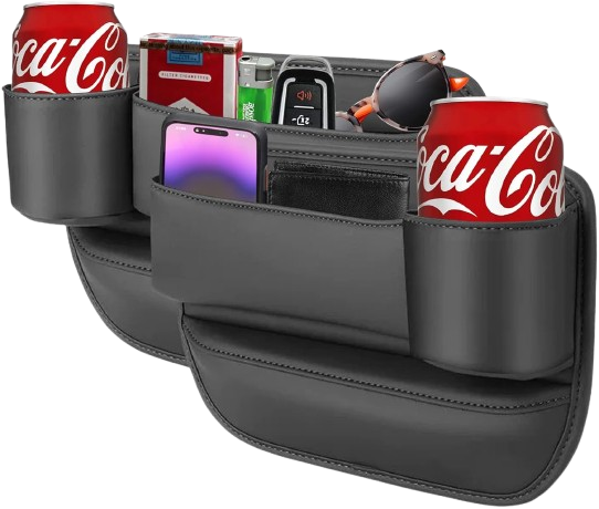 Axutous Car Seat Gap Filler with Cup Holder