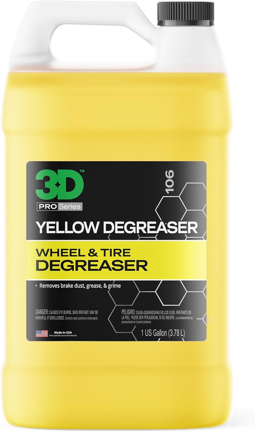 <strong>3D Yellow Degreaser – Wheel & Tire Cleaner (1 Gal)</strong>
