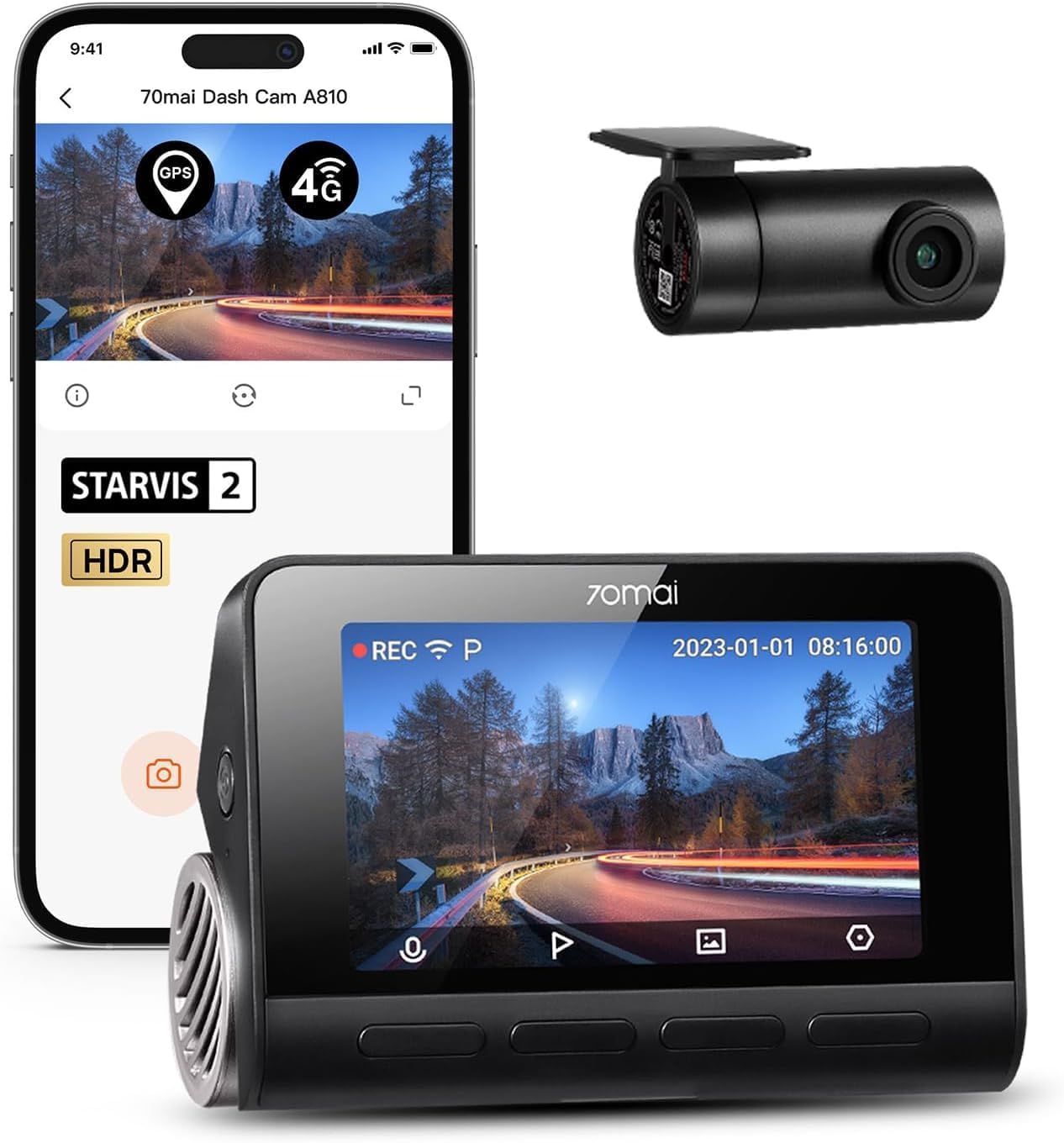 <strong>70mai A810 4K Dash Cam</strong>