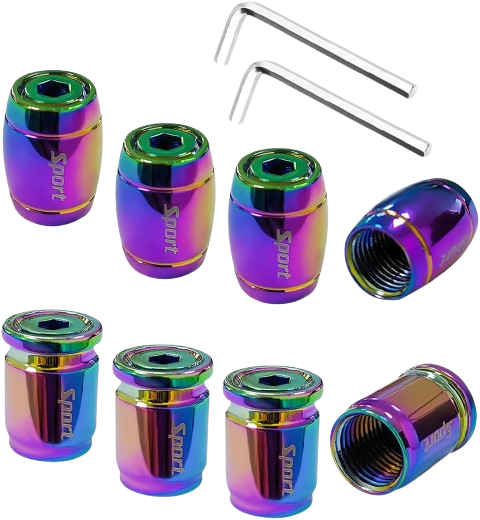 <strong>povtii 8 PCS Locking Tire Valve Caps</strong>