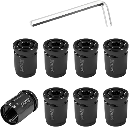 <strong>Yourkar 8 PCS Dustproof Locking Valve Caps</strong>