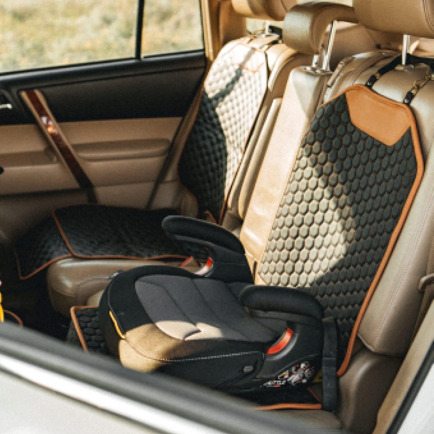 Owleys Premium Leather Car Seat Protector