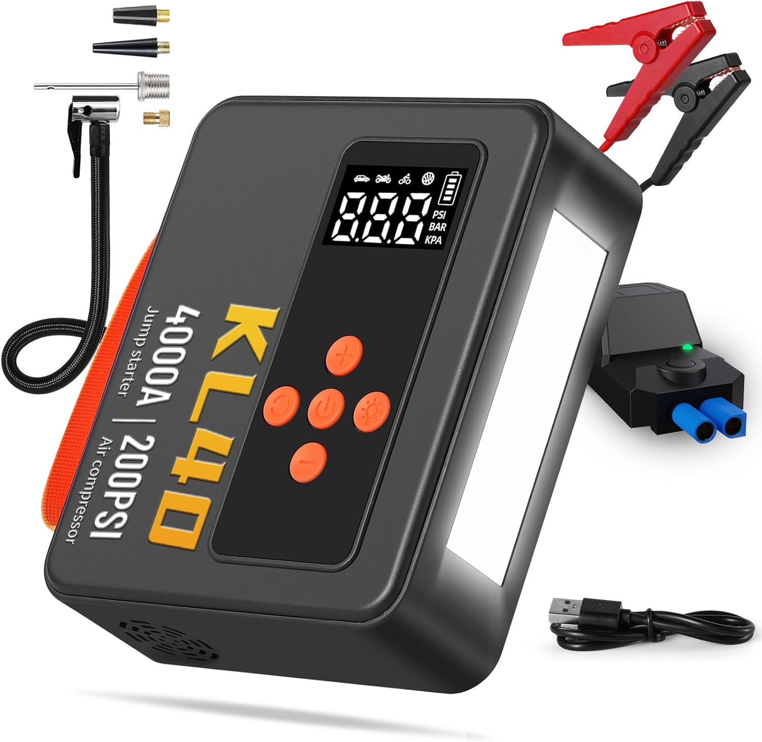 <strong>Pskikkp KL40 Jump Starter & Tire Inflator</strong>