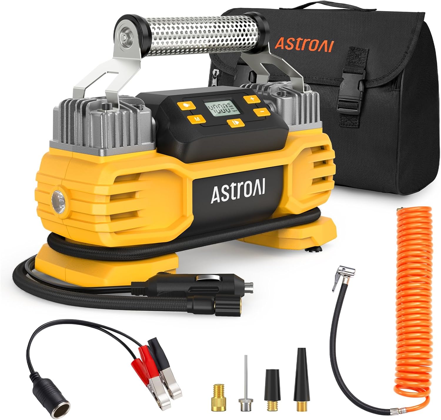 <strong>AstroAI Portable 160 PSI Tire Inflator (Dual Motors, DC Only)</strong>