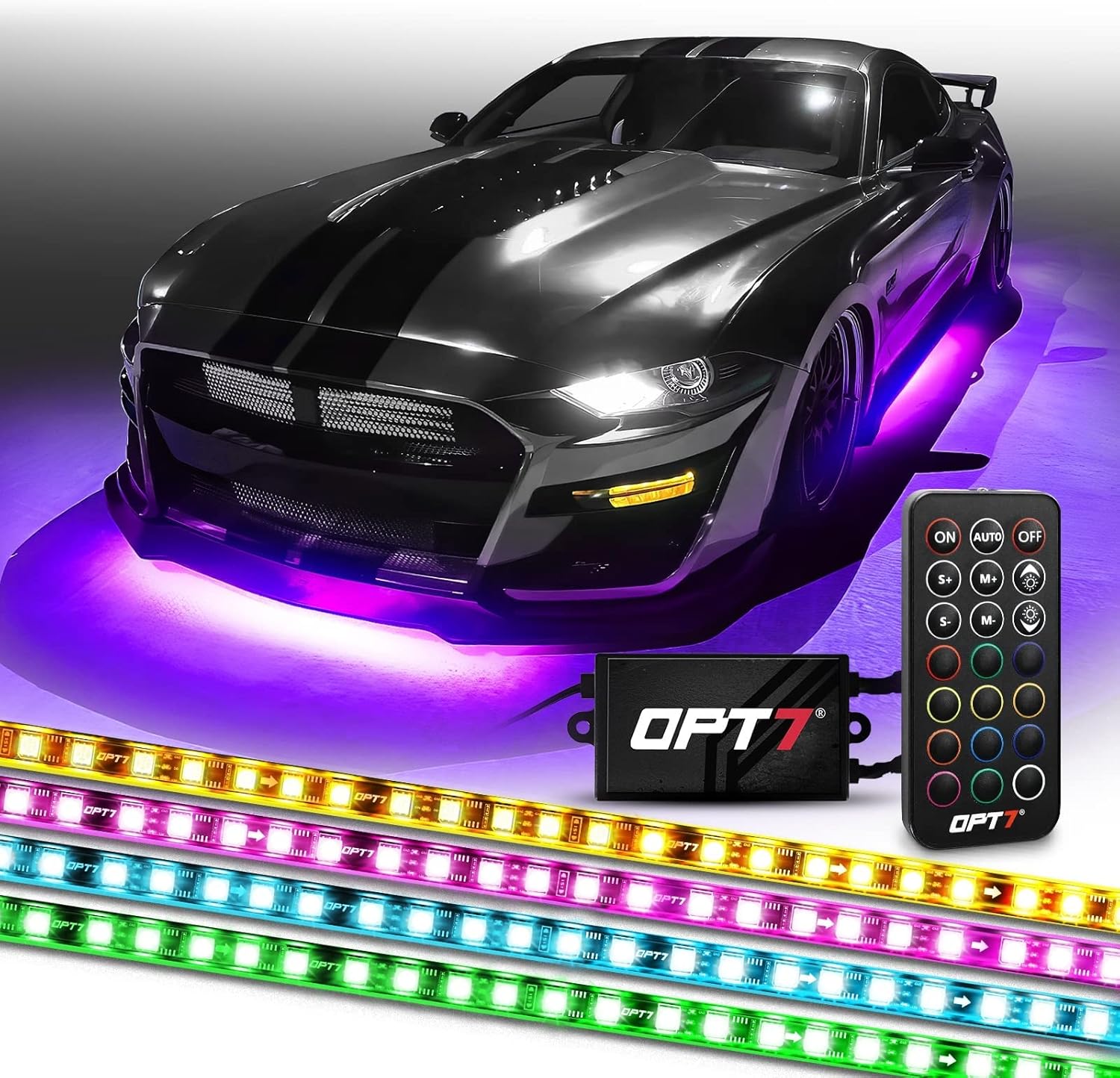<strong>OPT7 Aura Flexible Underglow Car Lights Kit</strong>