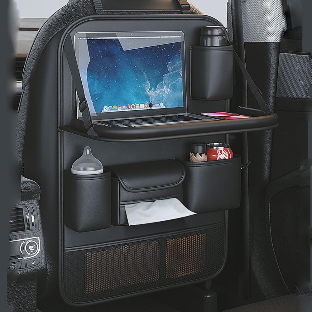 Car Backseat Organizer with Foldable Table Tray (DURASIKO)