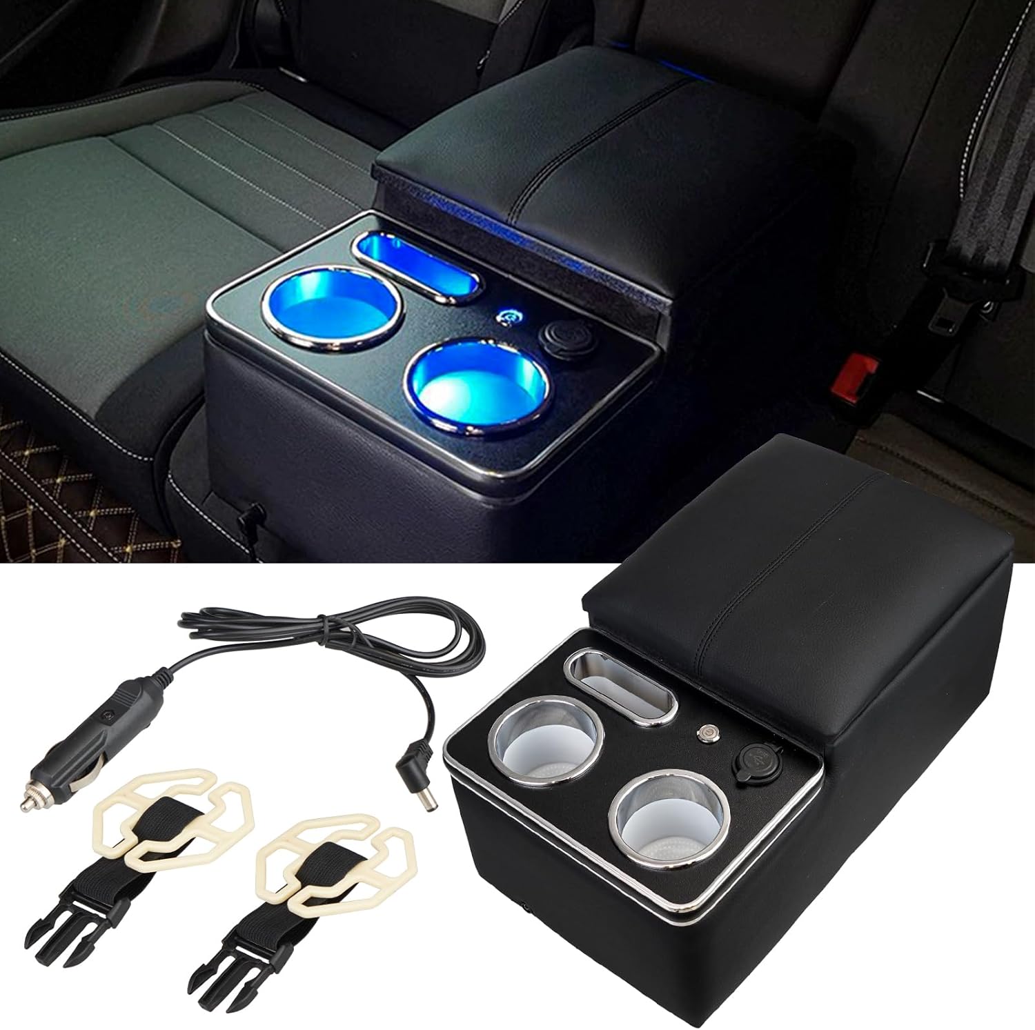 <strong>Donpida Upgrade Armrest Storage Box</strong>