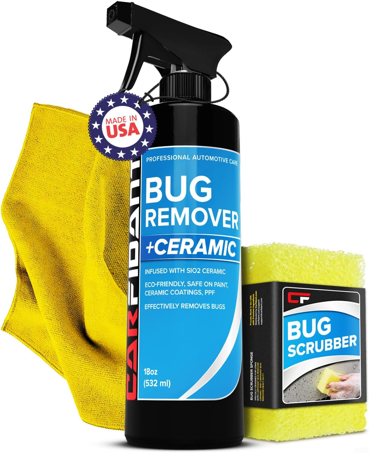 <strong>Carfidant Bug Remover for Cars Exterior - 18 OZ + Sponge</strong>