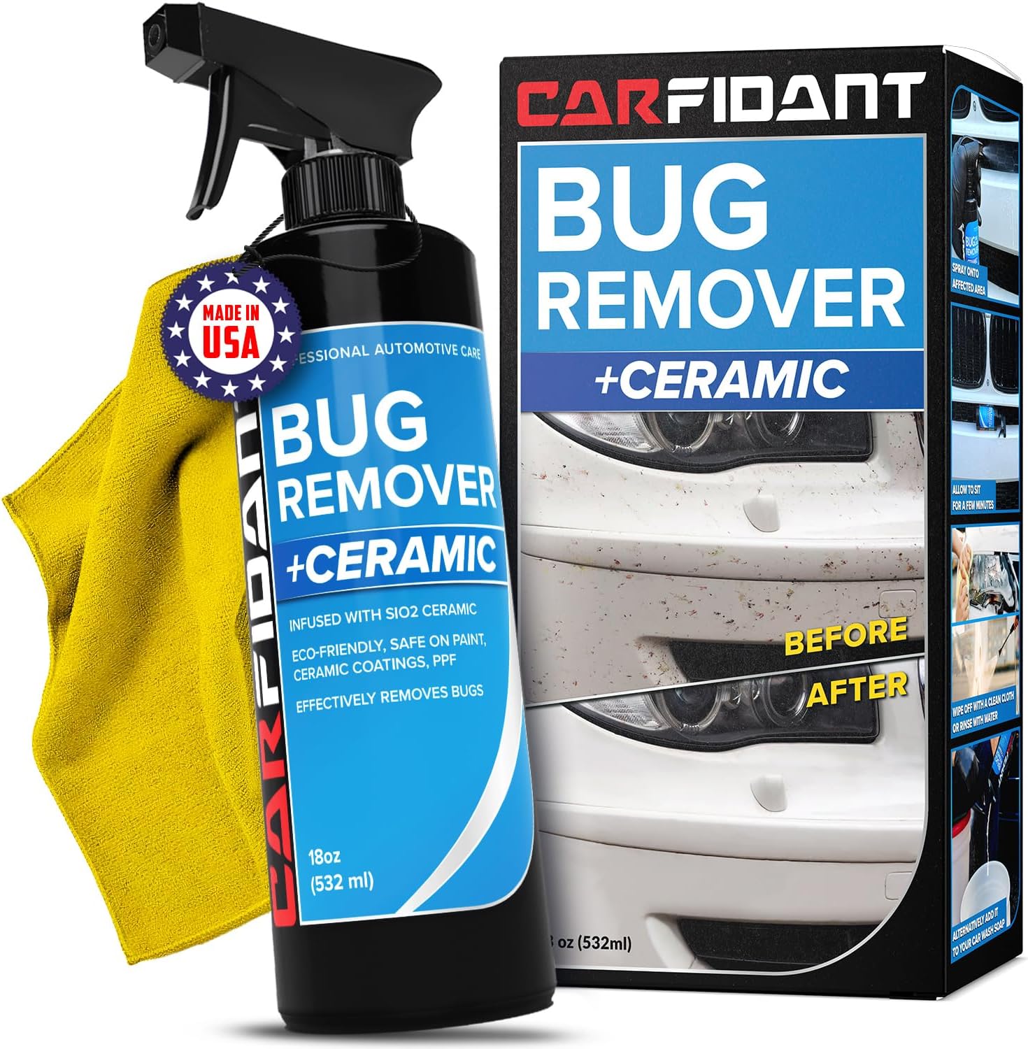<strong>Carfidant Bug and Tar Remover with Ceramic Coating - 18 OZ</strong>