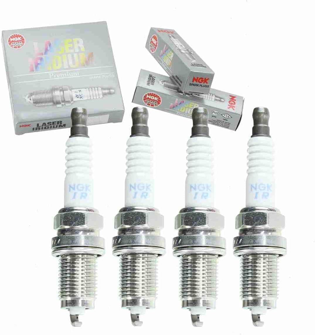 4 pc NGK Laser Iridium Spark Plugs (Acura TSX 2.4L L4 2004–2008)