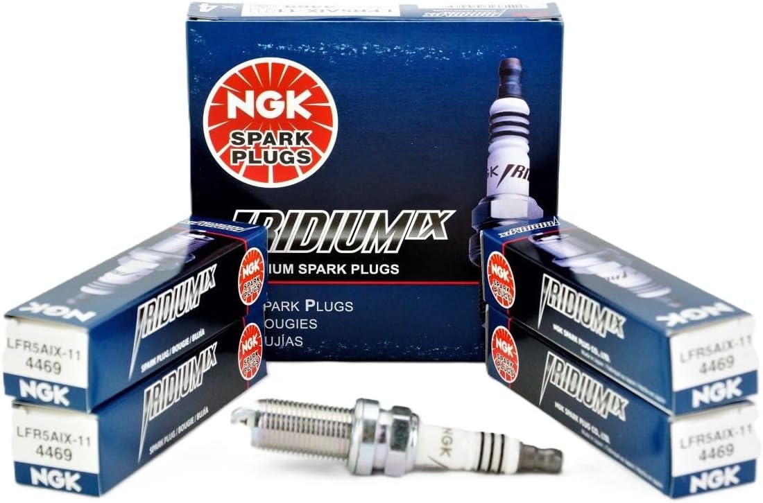 4 pc NGK Iridium IX Spark Plug LFR5AIX-11 (Toyota Camry LE 2.5L 2010–2014)