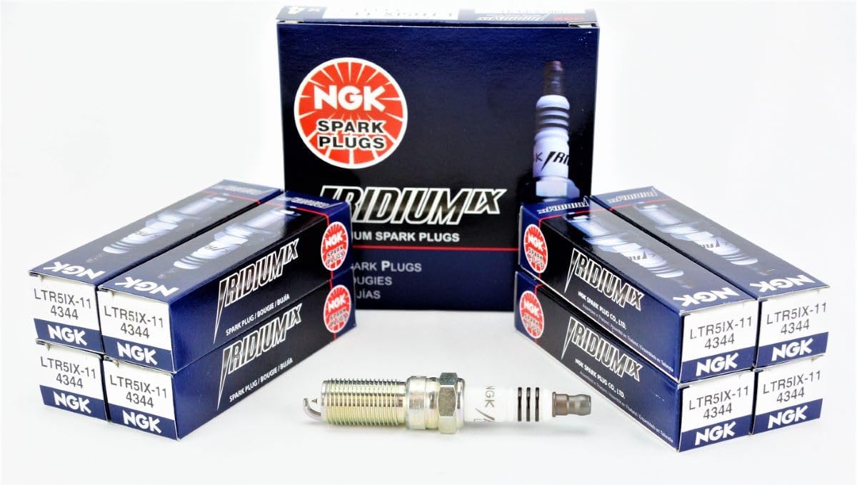 8 pc NGK Iridium IX Spark Plugs (Chevrolet Silverado 1500 5.3L/6.2L V8 2014–2024)