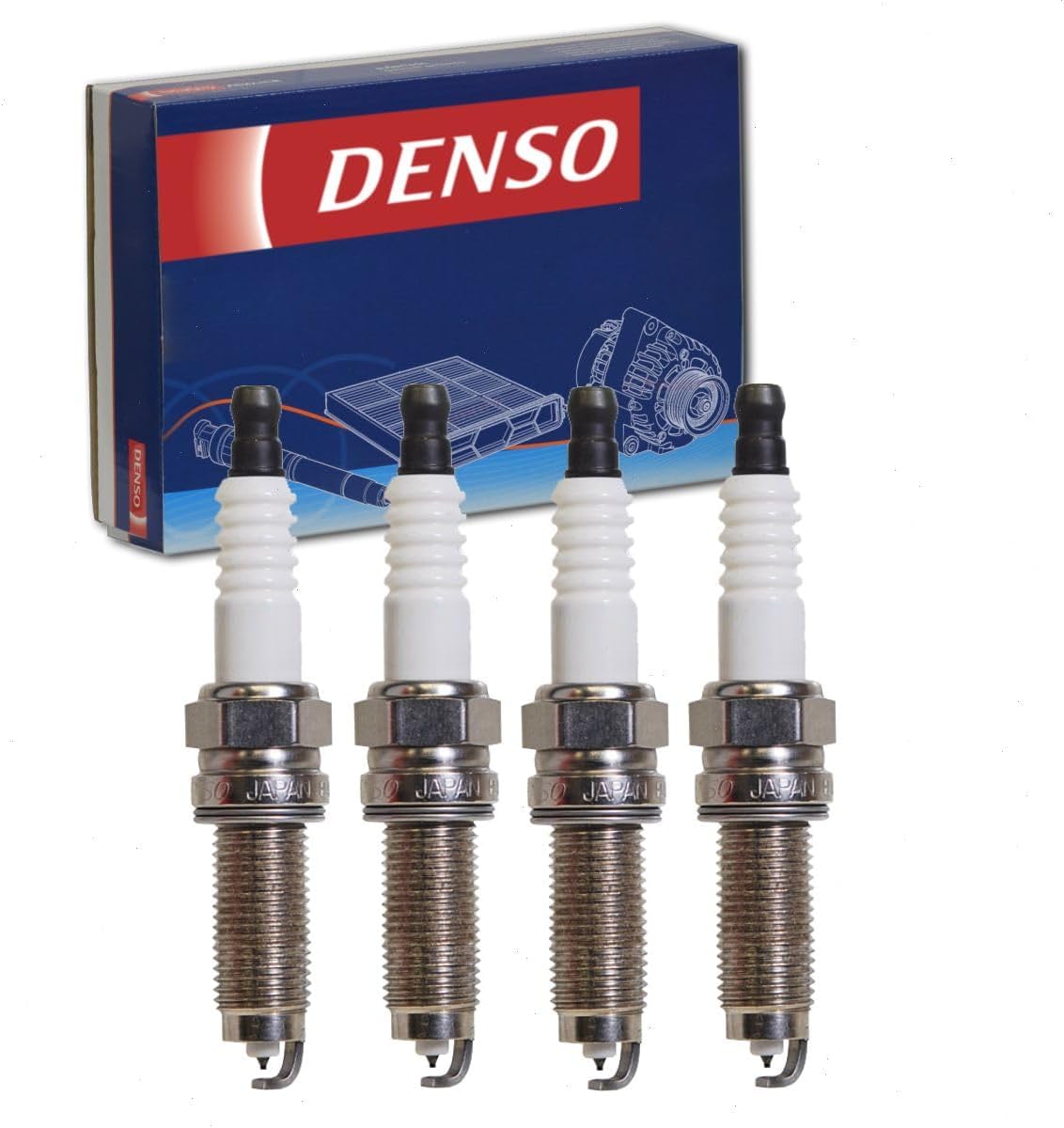 DENSO Iridium Long Life Spark Plugs (4 PCS)