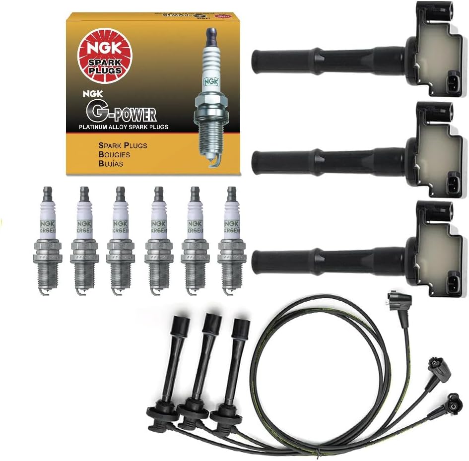 Yoshi Motors Ignition Coil Pack & NGK Spark Plug + Wireset