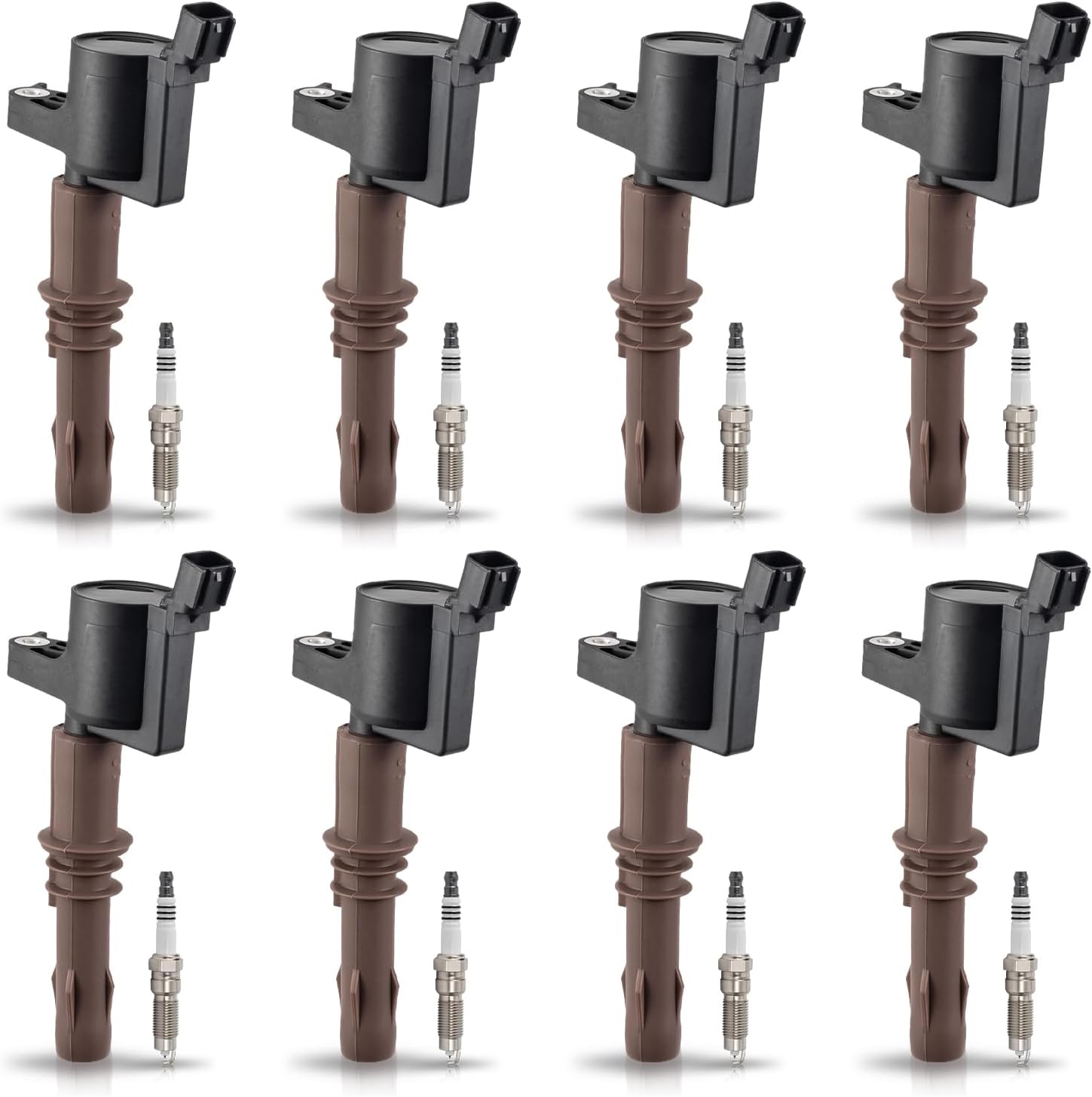 ENA Set of 8 Ignition Coil Pack DG521 & Platinum Spark Plug SP509