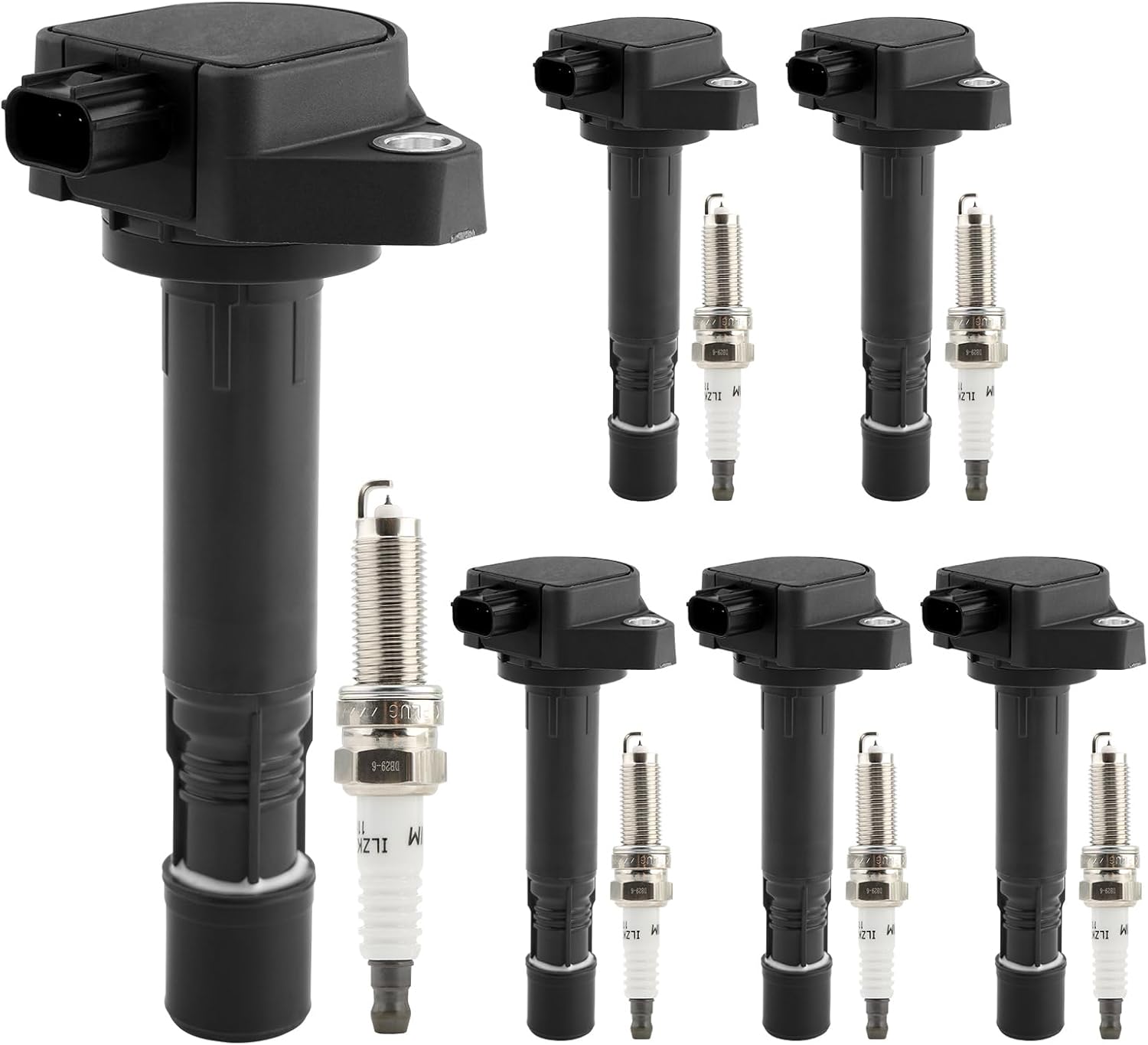 HQPASFY Ignition Coil Pack & Iridium Spark Plugs (2009–2015 Pilot)