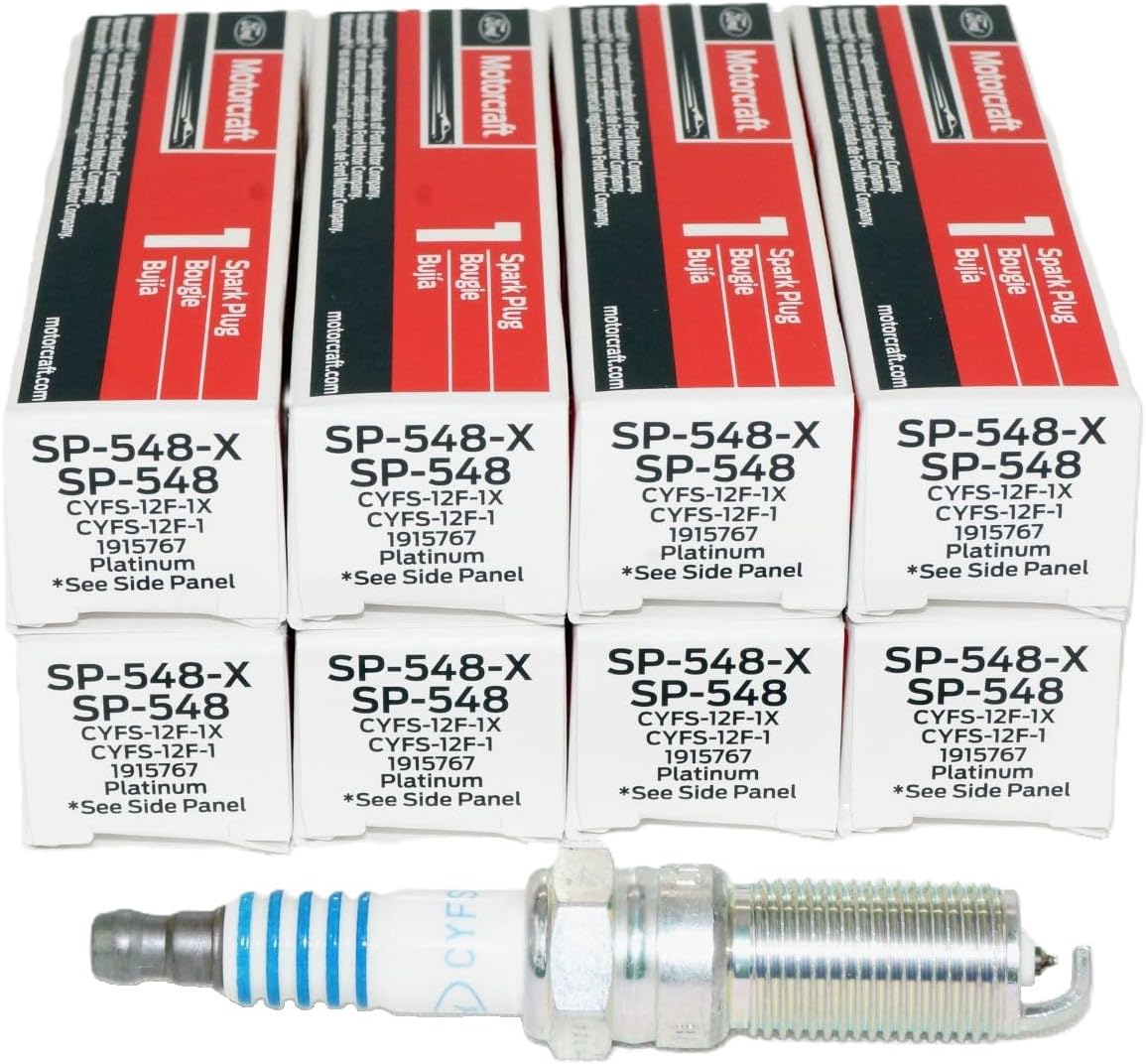 <strong>New Motorcraft SP548 Spark Plug Set of 8</strong>