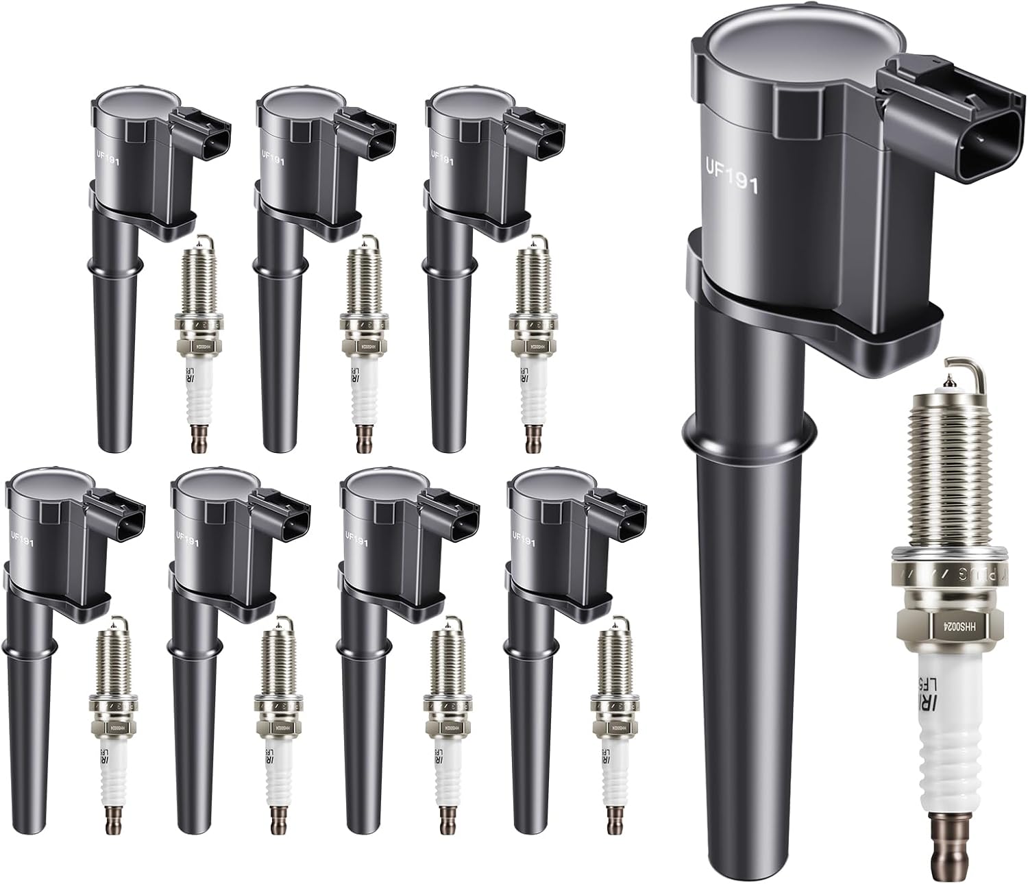 <strong>Ignition Coil Pack & Iridium Spark Plugs Set of 8 (GPMMWPG)</strong>