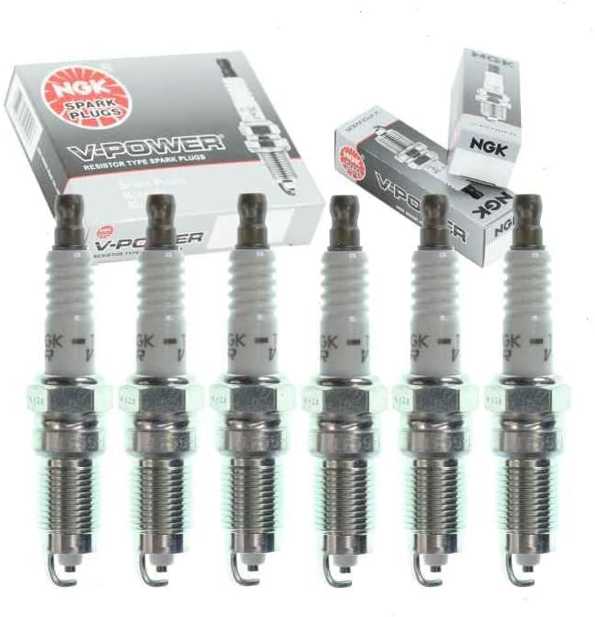 6 pc NGK V-Power Spark Plugs (Ford Ranger 4.0L V6 2001-2011)