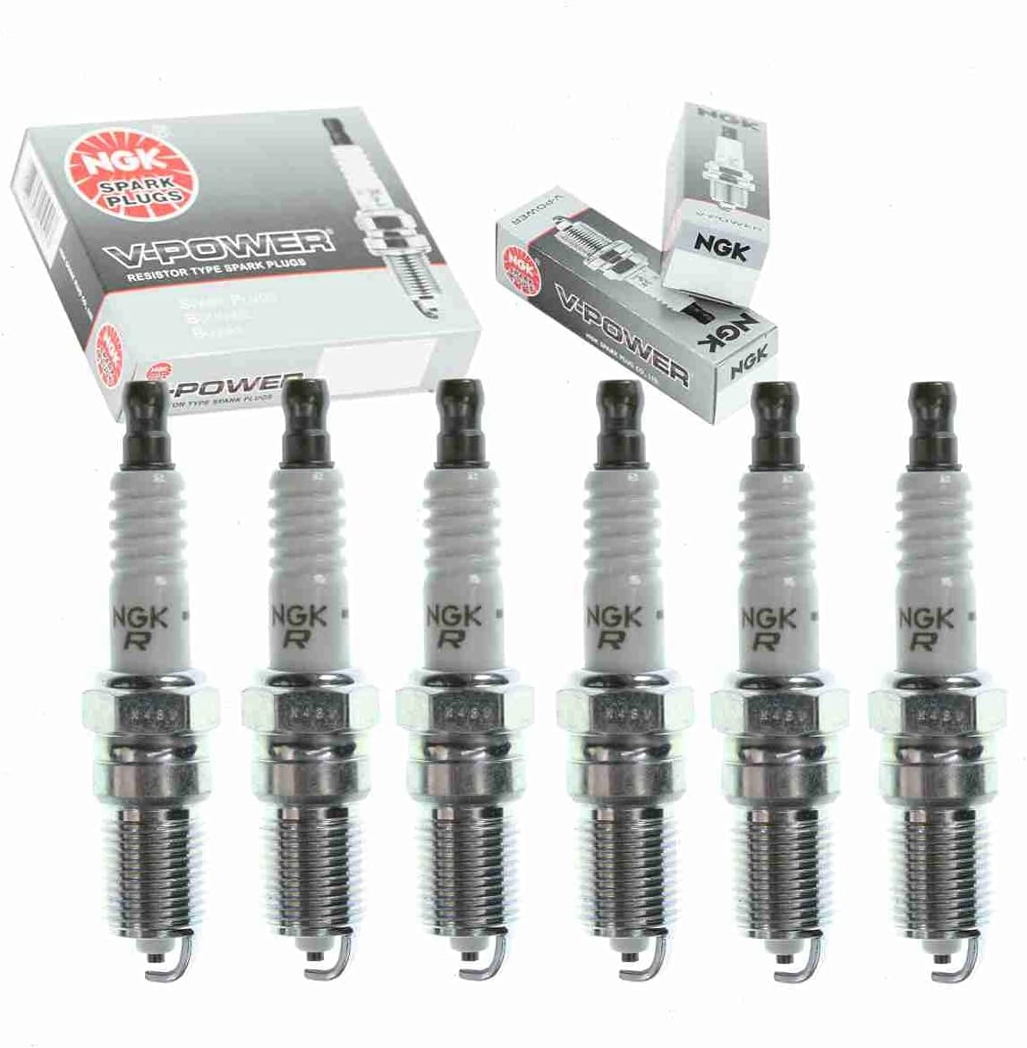 6 pc NGK V-Power Spark Plugs (Ford Ranger 3.0L / 4.0L V6 1997-2000)