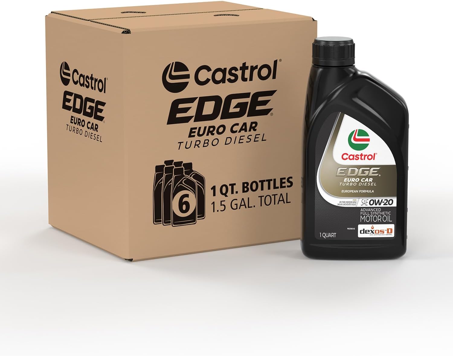 Castrol EDGE Turbo Diesel 0W-20 Full Synthetic Motor Oil