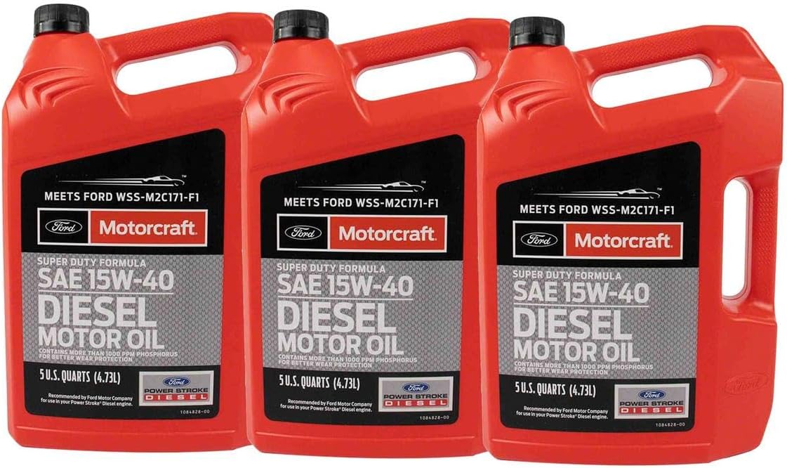 Genuine OEM Super Duty Diesel Motor Oil SAE 15W-40 (15 Quart)