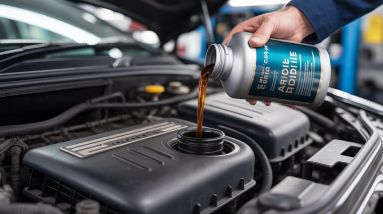 Engine oil additives stop burning oil by improving lubrication and reducing wear in high-mileage car engines