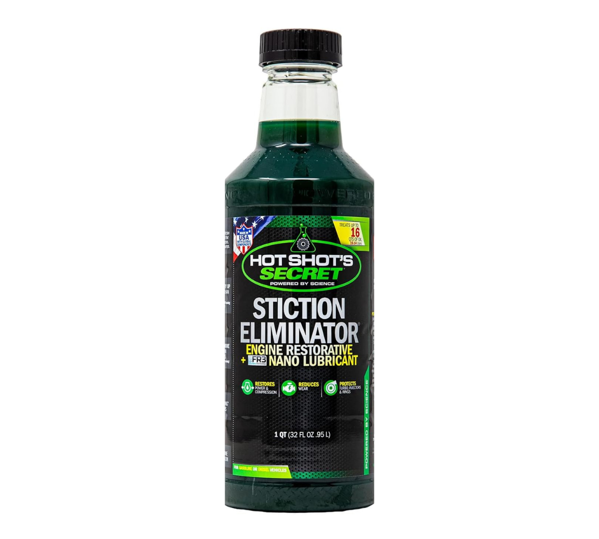 1. Hot Shot's Secret Original Stiction Eliminator Oil Additive, 32 oz